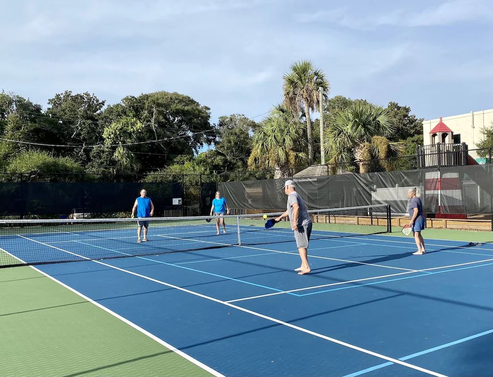 The only Tennis court at Folly Beach